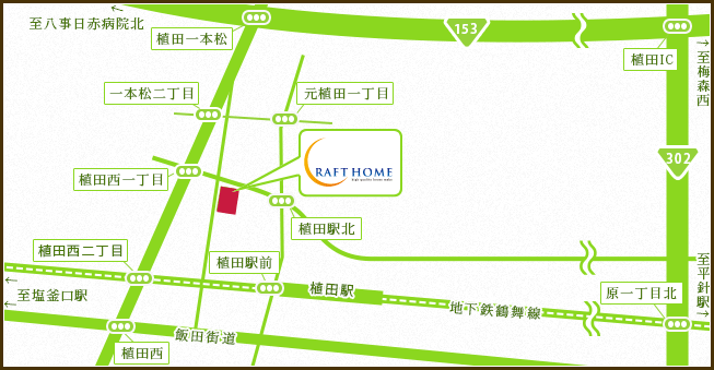 クラフトホーム地図